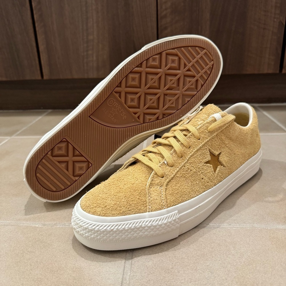 Converse One Star Pro Vintage Suede Low 'Trailhead Gold' sz 11 - Picture 3 of 5